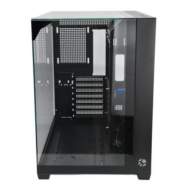 Imagem de Gabinete Gamer Aquario Mid Tower Vidro Temperado Suporte Placas ATX, Micro-ATX e Mini-ITX Suporta até 7x Fans + USB 3.0 + 2.0 USB-C
