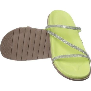 Imagem de  Rasteirinha Feminina (090-0002) - bradha, Lemon, 36