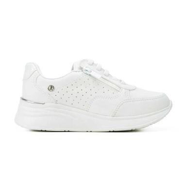 Imagem de tênis feminino esporão kolosh confortável salto embutida anabela ziper