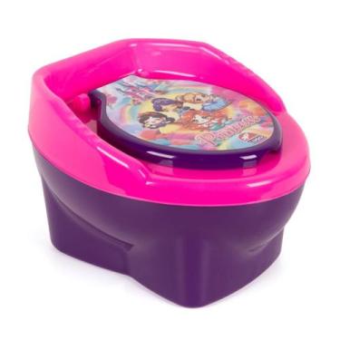 Imagem de Pinico Infantil Troninho Desfralde Privadinha Rosa Menina - Lugo Brinq