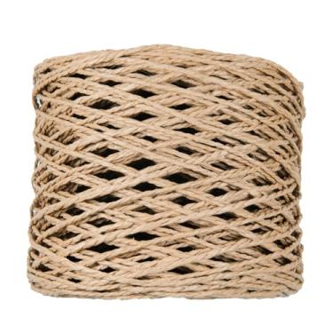 Imagem de Fita de papel de ráfia para artesanato, 2 mm x 218 jardas fio de cordão de ráfia para embrulhar presentes, fita de papel para artesanato, tecer, chapéus, bolsas, projetos de artesanato faça você mesmo