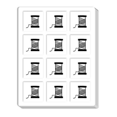 Imagem de Adesivos planejadores transparentes de linha, 1,3 cm para scrapbooking, artes, calendário, artesanato infantil, pacote com 120