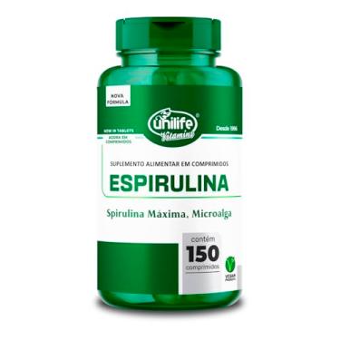 Imagem de Espirulina Unilife 150 Comprimidos 1000mg