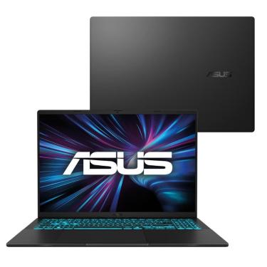 Imagem de Notebook ASUS V16 V3607VU NVIDIA RTX 4050 Intel Core 5 210H 8Gb Ram 512Gb SSD Linux KeepOs Tela 16&quot; LED Nível IPS 144Hz Preto - RP296