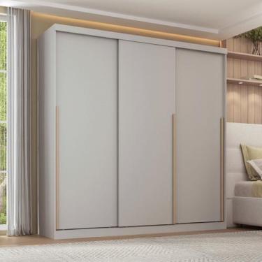 Imagem de Guarda-roupa 3 Portas de Correr Jade CabeCasa MadeiraOriginals - CabeC