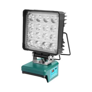 Imagem de Lanterna De Trabalho LED Portátil Makita 18V Com Bateria, Holofote Par