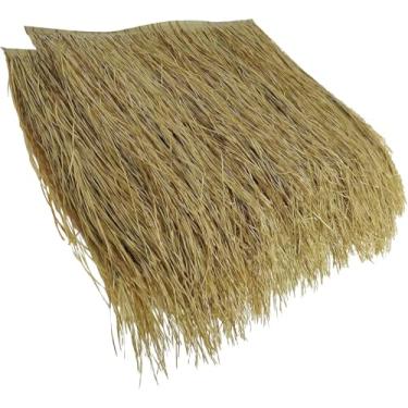 Imagem de Palha De Telhado Tiki Bar Telhado De Palma Telha De Palha Artificial Resistente A Rasgos Tem 15 Anos De Vida útil Para Tiki Bar Jardim Pátio Deck Gazebos Casa De Parede