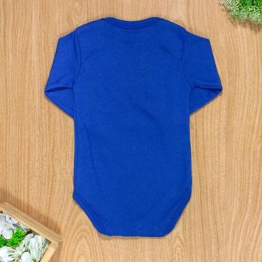 Imagem de Body para Bebê Manga Longa Em Suedine Básico Royal - Era Uma Vez, Roya