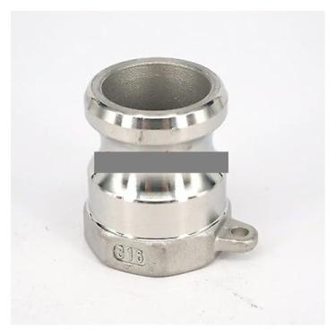 Imagem de WWECCQIJ 10 cm BSP rosca fêmea 304 aço inoxidável tipo A camlock encaixe camlock e acoplamento de ranhura acoplamento rápido