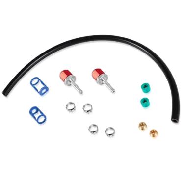 Imagem de YMT Kit de emenda de linha A/C 800-673 adequado para reparo de linha a mangueira de 5/40.6 cm, com mangueira nº 6 de 61 cm, kit de conector de emenda de reparo de ar condicionado