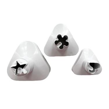 Imagem de Modelador de Esfiha 3 Tamanhos e Biscoitos 3 Formatos - Pratika, Branc