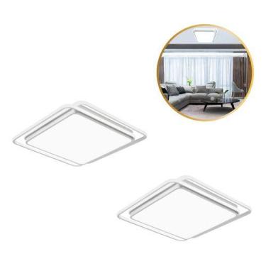 Imagem de Plafon Sobrepor Hoop 72w Led 3 Cores Multicor Bivolt Moderno - Opus, 1