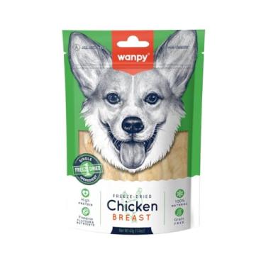 Imagem de Petisco Para Cachorro Wanpy Freeze Dried Peito De Frango 40g