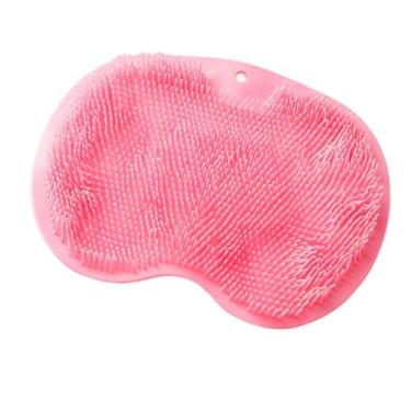 Imagem de Escova Esfoliante Multiuso Para Banho Massageador Limpador De Costas E Pé Prático (2,Rosa)