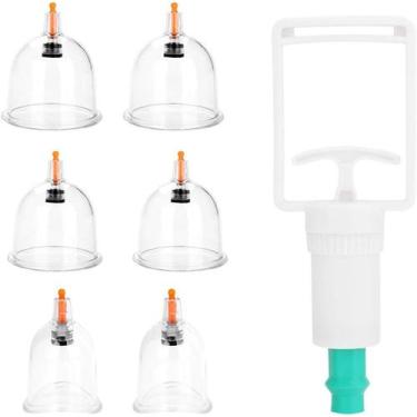 Imagem de Kit Ventosa De Vidro Terapia Com 6 Peças Completo - SWEET HOME