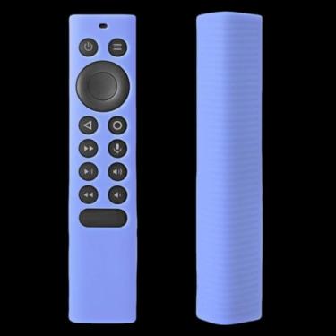 Imagem de Capa protetora de silicone para NVIDIA Shield TV Pro/4K HDR série de controles remotos, leve, de silicone para crianças, antiderrapante/à prova de choque com alça de mão