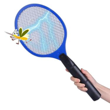 Imagem de Raquete Mata Pernilongos Mosquitos Com Proteção Infantil