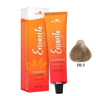 Imagem de Beleza Ruiva – Coloração Encanto Colors 10.1 Louro Claríssimo Cinza 60g | Creme Permanente com D-Pantenol, Manteiga de Karité e Óleo de Coco | Tom Doce de Leite Suave e Natural