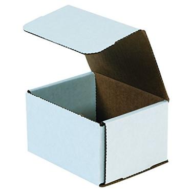 Imagem de Aviditi M876 Corrugado Mailers, 8" x 7" x 6", Oyster Branco (pacote com 50)