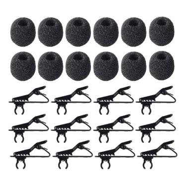 Imagem de harayaa Clipes para microfone de lapela, clipes para fio de microfone de lapela, fácil instalação, acessório de estúdio, equipamento profissional, protetores, 6mm