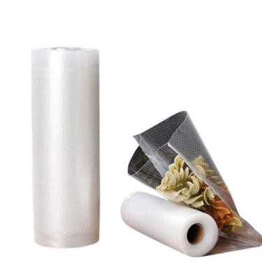 Imagem de Bobina Rolo Saco Para Seladora Vácuo Freezer Ranhura 5mx25cm
