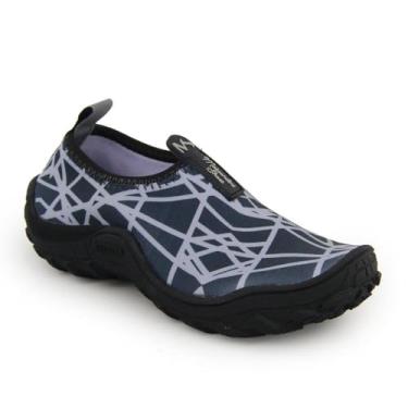 Imagem de Sapatilha Aquática Neoprene Antiderrapante Unissex Pesca Praia Caiaque Trilha Surf Mergulho Tênis Corrida (Cinza, BR, Adulto, Numérico, 35)