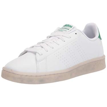 Imagem de adidas Tênis masculino Advantage Eco, Branco/Verde, 12