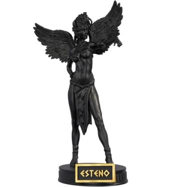 Imagem de Estátua Esteno Mitologia Grega Estatueta - Górgona - Versão Alada (Cor Aurum Noctis)