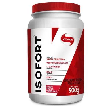 Imagem de Whey Protein Isofort Vitafor 900g Frutas Vermelhas