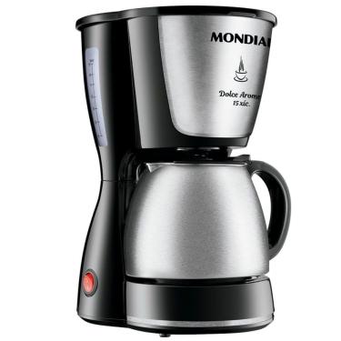 Imagem de Cafeteira Elétrica Mondial Dolce Arome C-34ji-15x Cafeteira-220v-preto/inox
