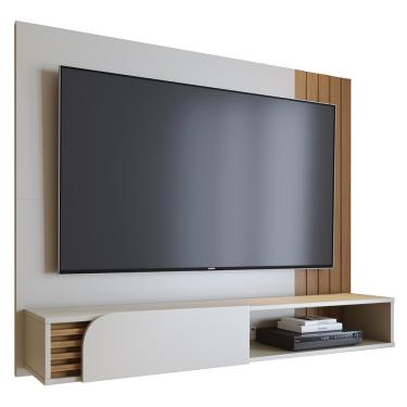 Imagem de Home Suspenso Jurerê 1.6 Off White Matte-freijó Para Tv Até 60? - Colibri Off White Matte-freijó