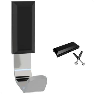 Imagem de Gancho Cabide De Toalha Para Banheiro Cromado Preto Empire