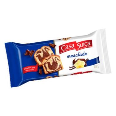 Imagem de Bolo Tradicional Mesclado Chocolate e Baunilha Casa Suiça 250g - Casa 