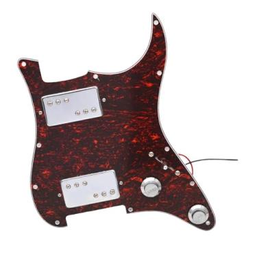 Imagem de Dynwave Escudo para guitarra HH, pré-cabeado e com proteção integrada, fácil instalação, peça de reparo.