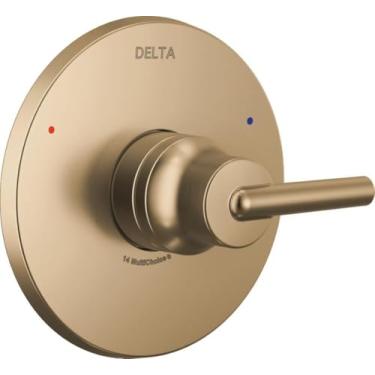 Imagem de Delta Faucet T14059-CZ Trinsic, acabamento de válvula MultiChoice série 14, bronze champanhe, 12,7 x 16,5 x 12,7 cm