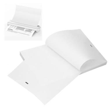 Imagem de Papel Termico A4 100 Folhas Impressora Termica Bluetooth Trabalho List