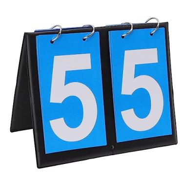 Imagem de Placar portátil de 2 dígitos flipper marcador de pontuação com números grandes transparentes, material de poliuretano aquático para basquete, futebol, vôlei, esportes