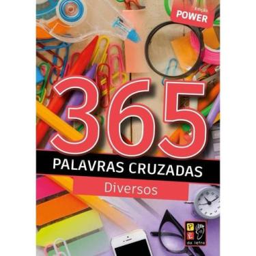 Imagem de 365 Palavras Cruzadas Power  Diversos  Livro de Passatempos e Desafios