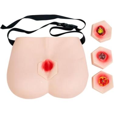 Imagem de Modelo de cuidados com úlcera de decúbito 4 estágios de escaras simulador de dor de pressão modelo de enfermagem modelo de cuidado de feridas decúbito para modelo de prática de treinamento médico