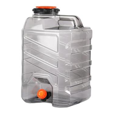 Imagem de rockible Camping Water Container Tanque de água Transferida de vazamento com jarro de para busca de para churrasqueiro Atividades ao ar, 20 L