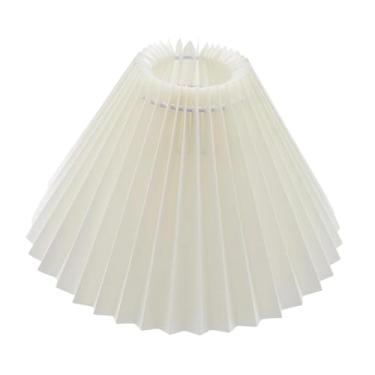 Imagem de Generic Abajur de tecido para luminária pendente, capa de luz plissada para luminárias de mesa, restaurante, café, quarto e cozinha, S