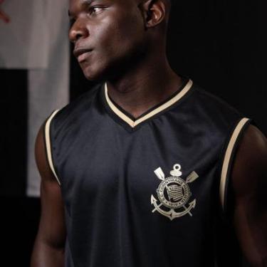 Imagem de Regata Corinthians Dourada 1910 Masculina-Masculino