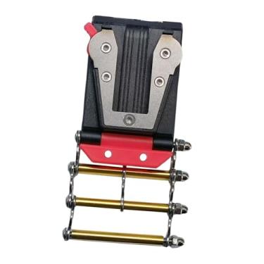 Imagem de Baoblaze Suporte para fita métrica com base para cinto, para pendurar na cintura, armazenamento profissional, compacto, acessório multifuncional de liberação, Td Corrente Esquerda