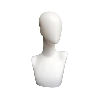 Imagem de MERIGLARE Cabeça de manequim profissional multifuncional cabeça de peruca para fazer peruca colar chapéu, L