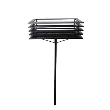 Imagem de Lixeira Suíça Pátios E Parques Calçada Rua Tela Moeda 142cm - SANTA ED