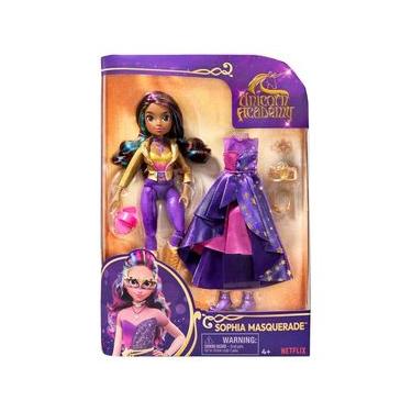 Imagem de Boneca Sophia Deluxe De 24Cm Com Roupa - Academia Unicórnio