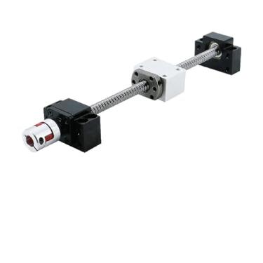 Imagem de SFU1605 Conjunto de fendas esferográficas enroladas de 16 mm 300 mm 1500 mm + suporte BKBF12 + alojamento de porca DSG16H + acoplamento flexível LF para roteador CNC (750 mm)