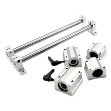 Imagem de 1 peça SC8UU SCS8LUU 8 mm bloco de rolamento de esferas linear CNC Router SCS10 SCS10LUU SCS12LUU SCS13LUU para peças de haste de eixos de impressora 3D CNC (SCS12UU)