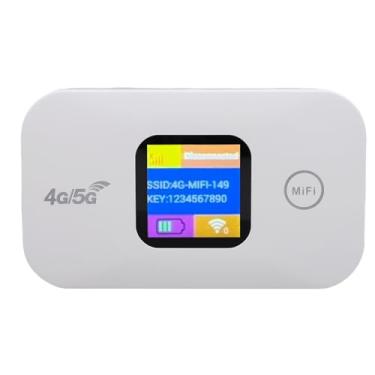 Imagem de ASHATA Hotspot WiFi Portátil Compacto 4G Rede de 300 Mbps para Viagens, Ponto de Acesso de Roteador WiFi de Bolso