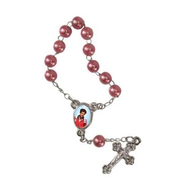 Imagem de 50 Mini Terço com Foto do São Carlo Acutis - SJO Artigos Religiosos, R